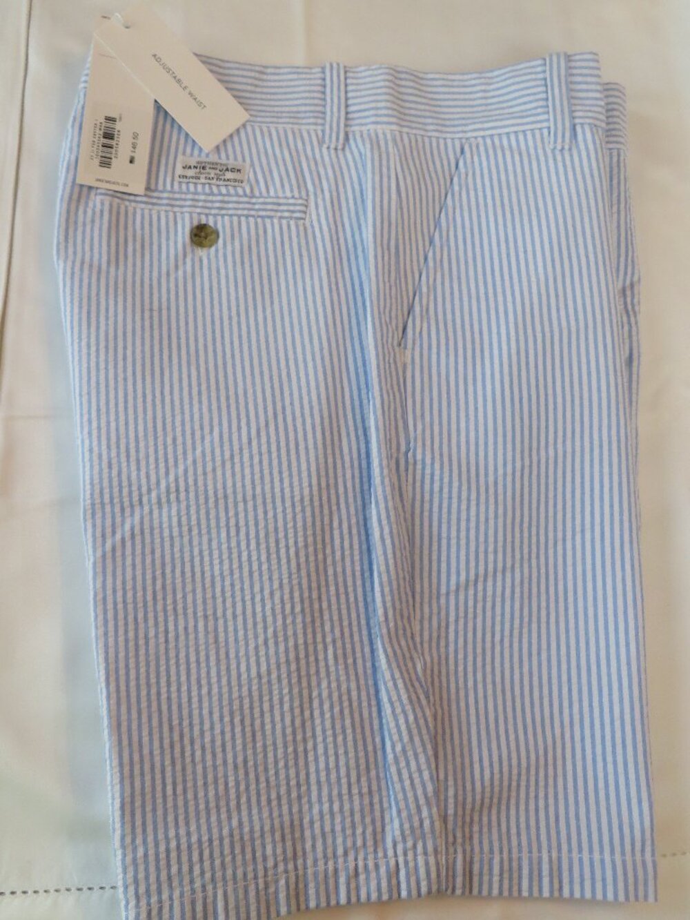 NEW w Tags | Janie and Jack Shorts |Seersucker | Spring Collection| Size 8